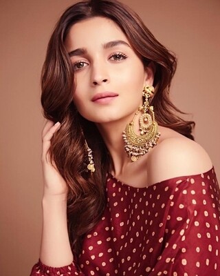 Alia Bhatt Inspired Statement Earrings