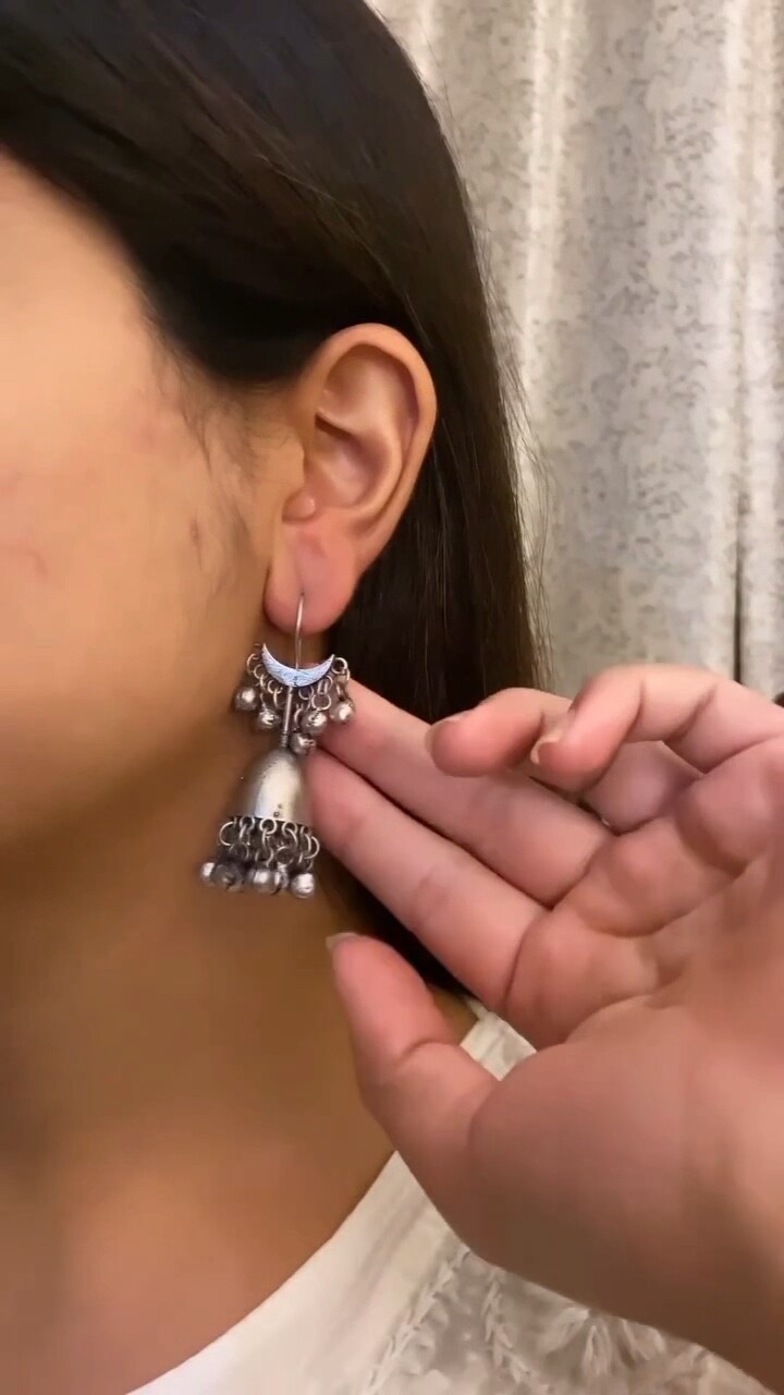 Silver Look-alike Hook Earrings