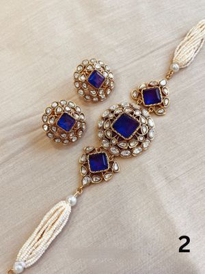 Ahmedabadi Pearls Choker Set