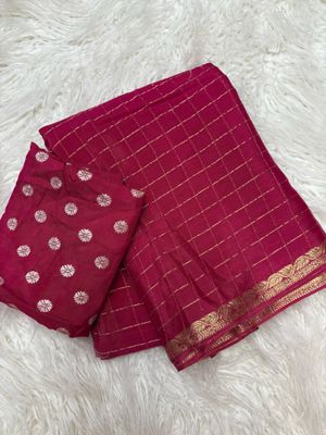 Chinnon Viscose Partywear Saree