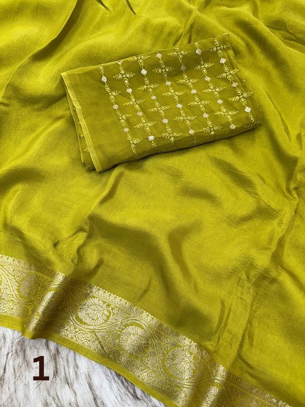 Pure Viscose Dola Saree