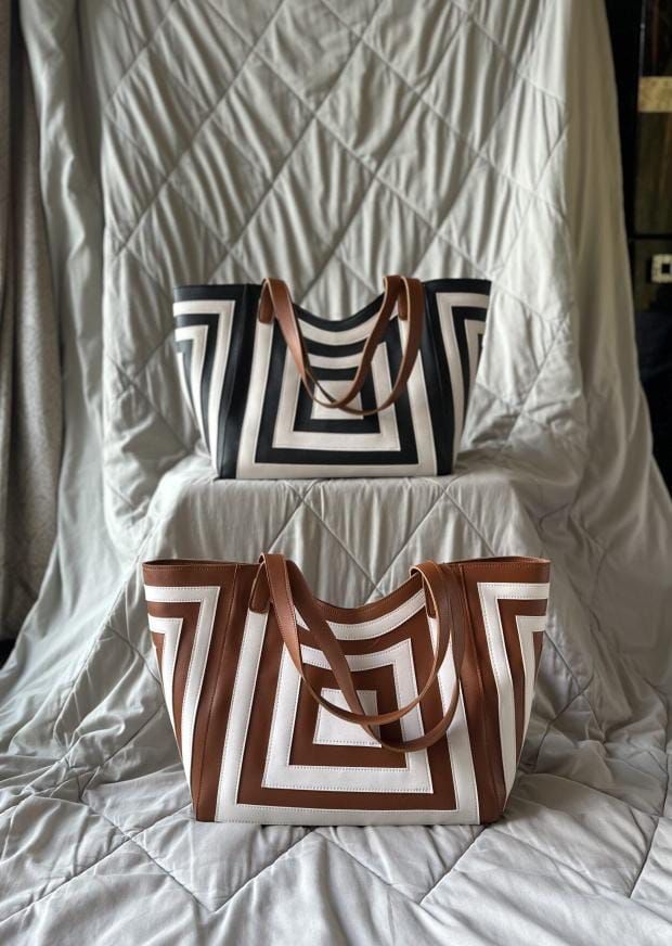 Geometric Tote Bag