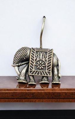 Silver Lookalike Elephant Hook Earrings