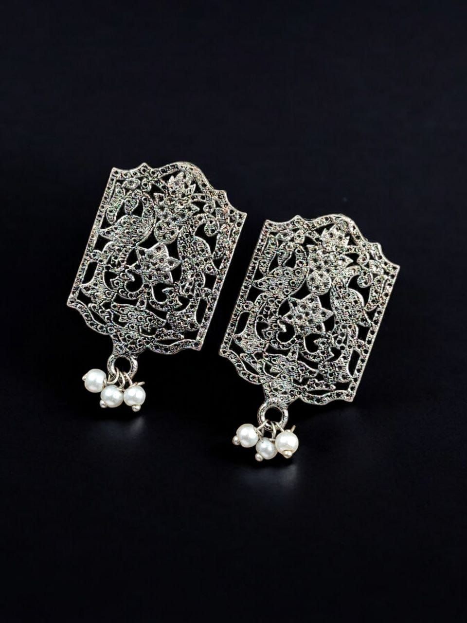 Simple Peacock Studs