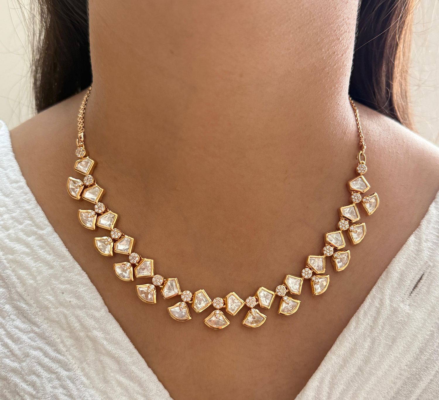 Premium Kundan Stones Chokerset