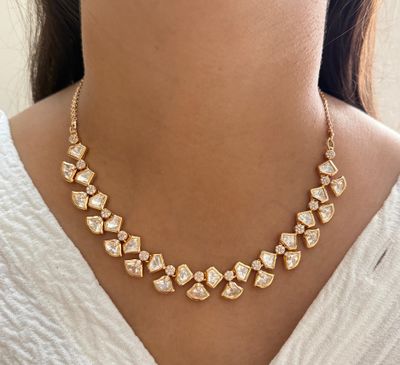 Premium Kundan Stones Chokerset