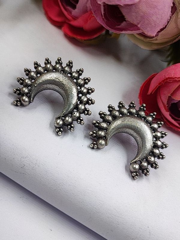Oxidised Stud Earrings