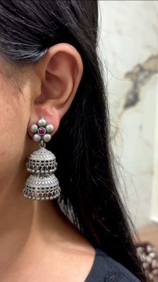 Double layer Floral Jhumka