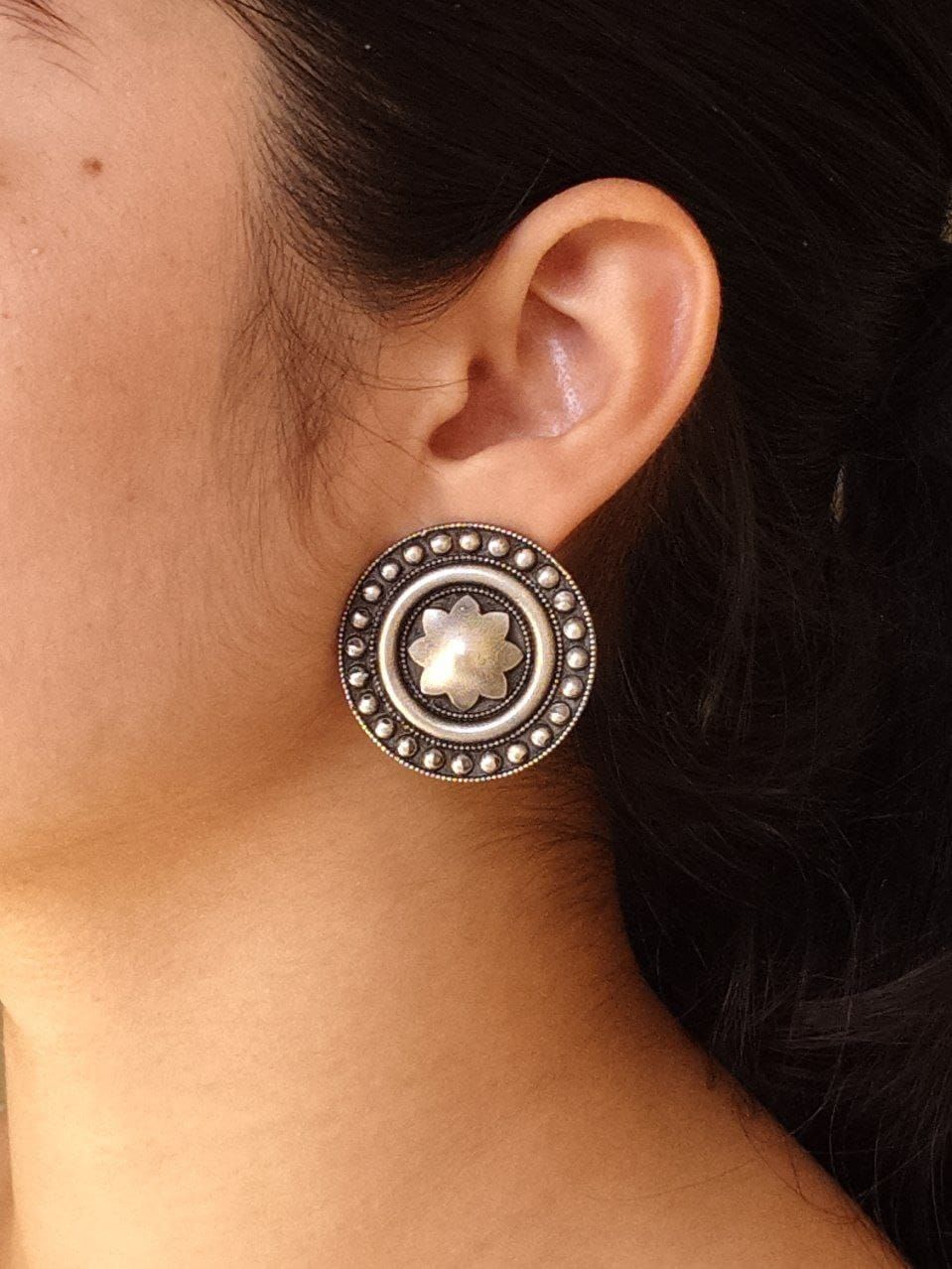 Silver Look-alike Studs