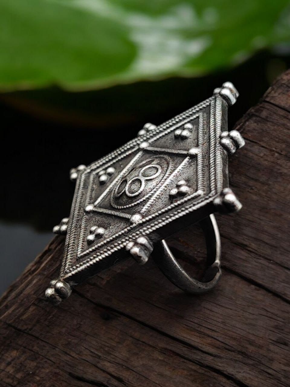 Geometric Adjustable Finger Ring