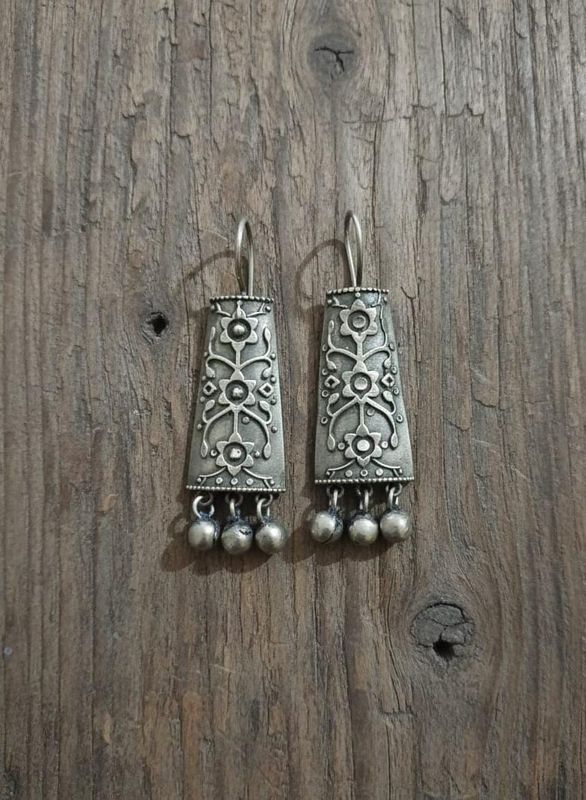 Silver Look-alike Hook Earrings