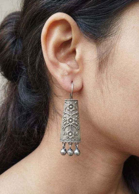 Silver Look-alike Hook Earrings