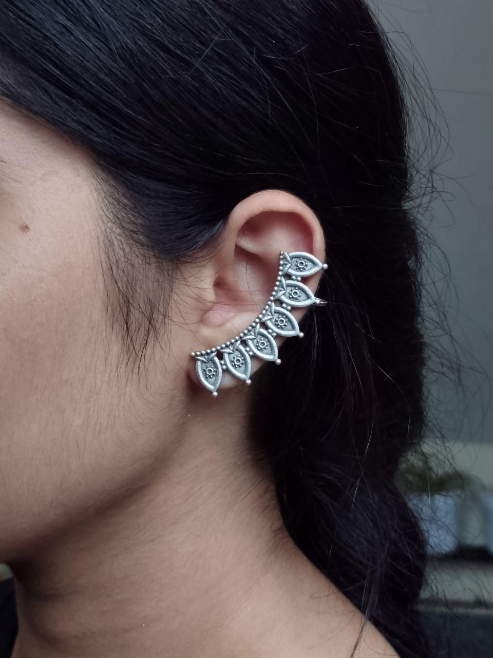Silver Look-alike Earcuffs