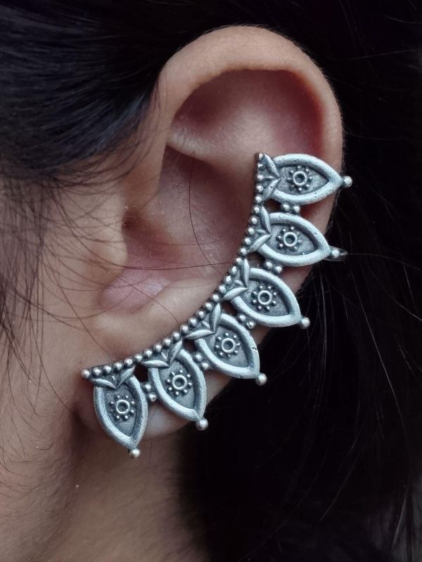 Silver Look-alike Earcuffs