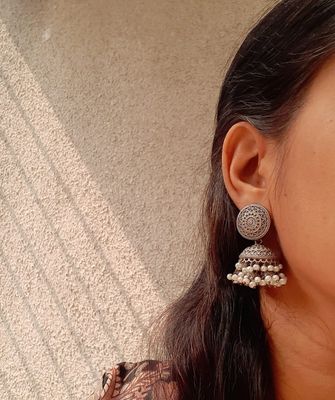 Pearl Jhumkas
