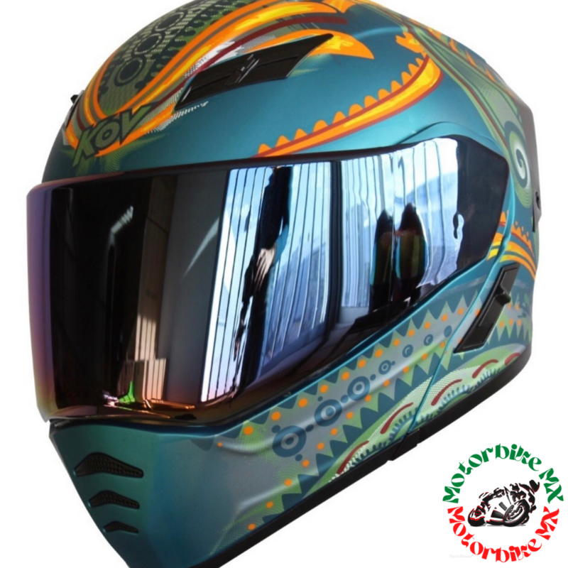 Casco Kov Stelar Peek con luz led