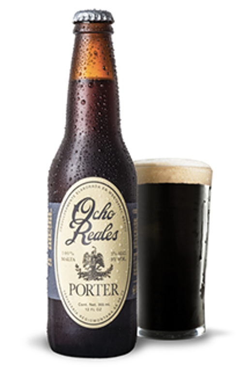 CERVEZA OCHO REALES PORTER