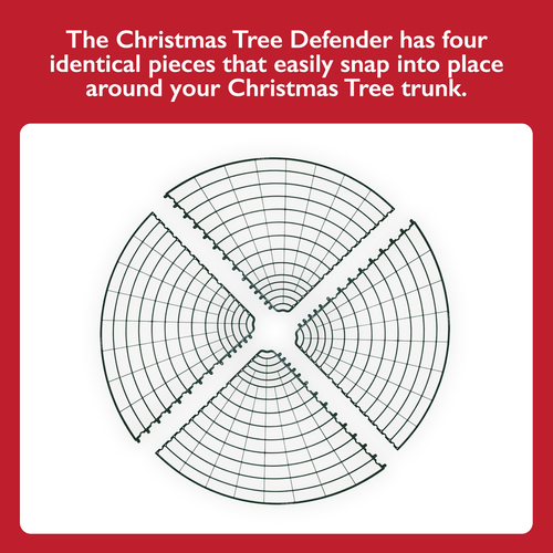 Christmas Tree Defender/Potted Plant Protector (Green)