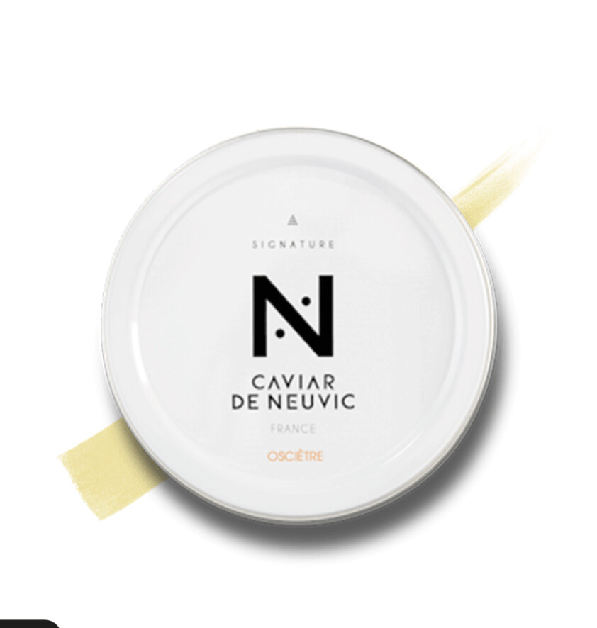 Caviar Osciètre Signature 30g sur commande pour les fêtes nous contacter par telephone pour commander