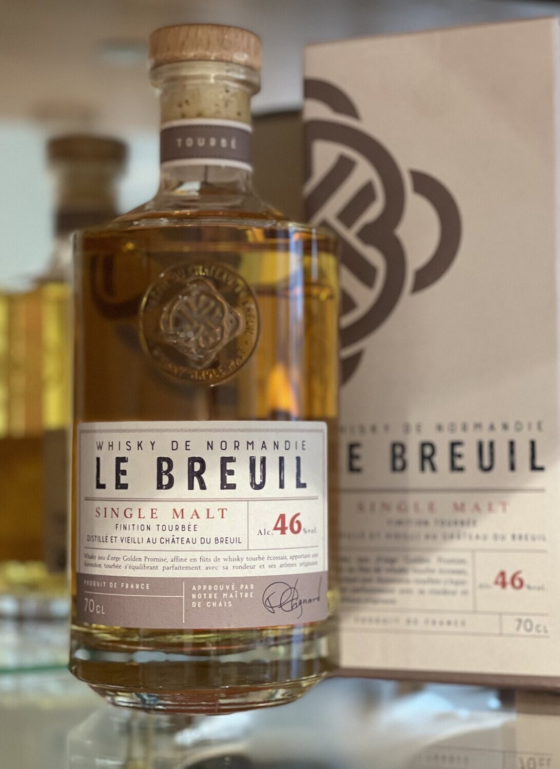 Whisky de Normandie Le Breuil finitiontourbée 46‰VOL
