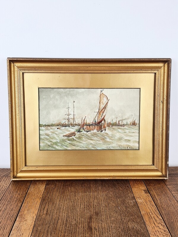 Antique Seascape E Adams SOLD