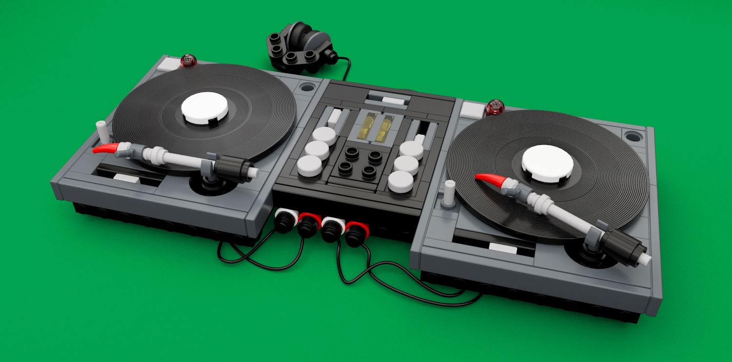 Turntables DJ Setup '10th Anniversary Edition'
