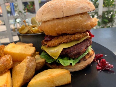 Vegan dirty burger Vegan dirty burger