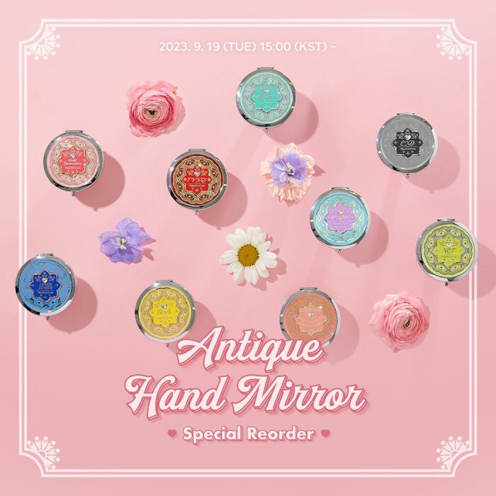 SM ARTIST ANTIQUE HAND MIRROR - RE ORDER