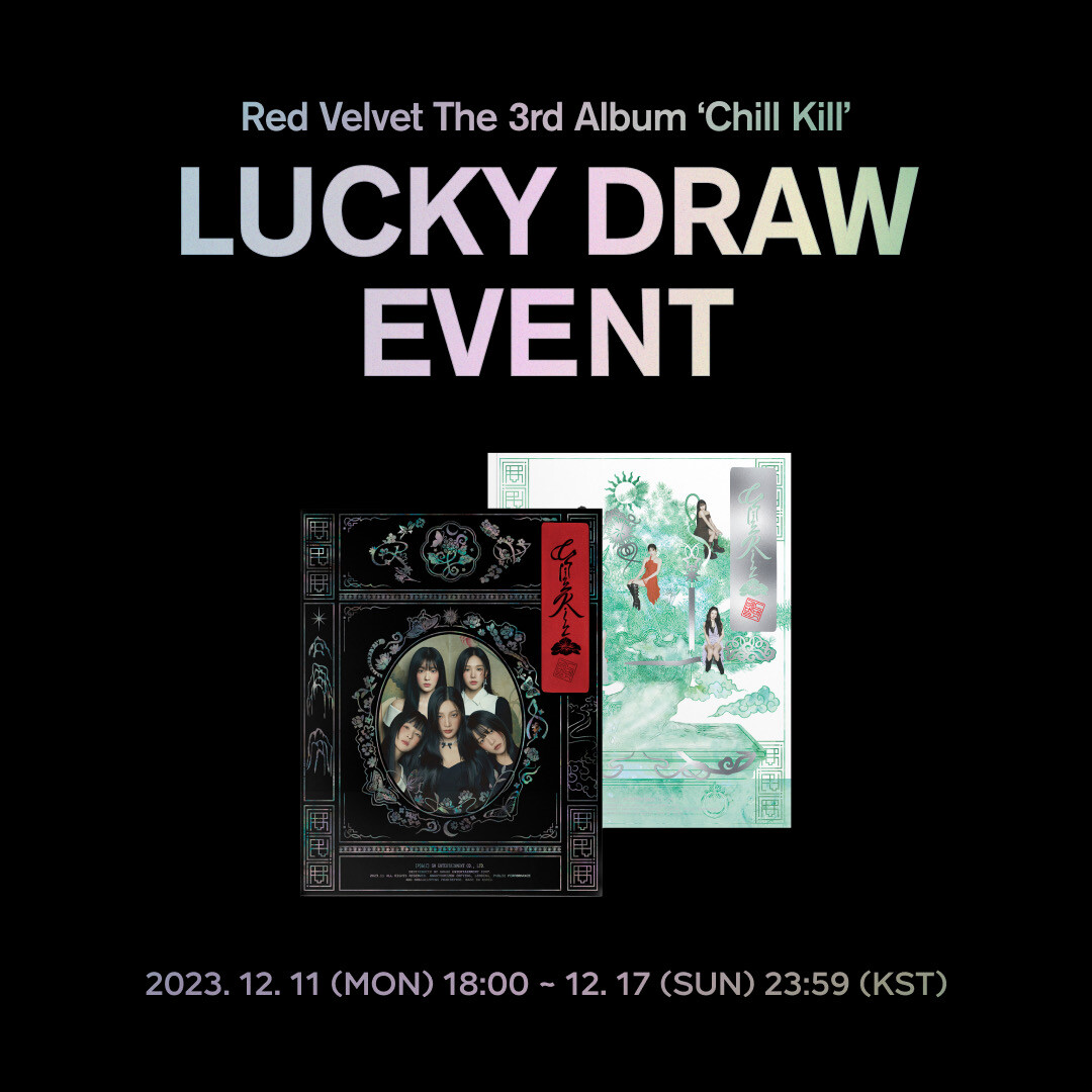 RED VELVET CHILL KILL LUCKY DRAW EVENT