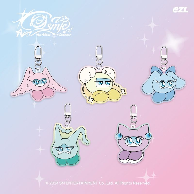 RED VELVET EZL CARD KEYRING