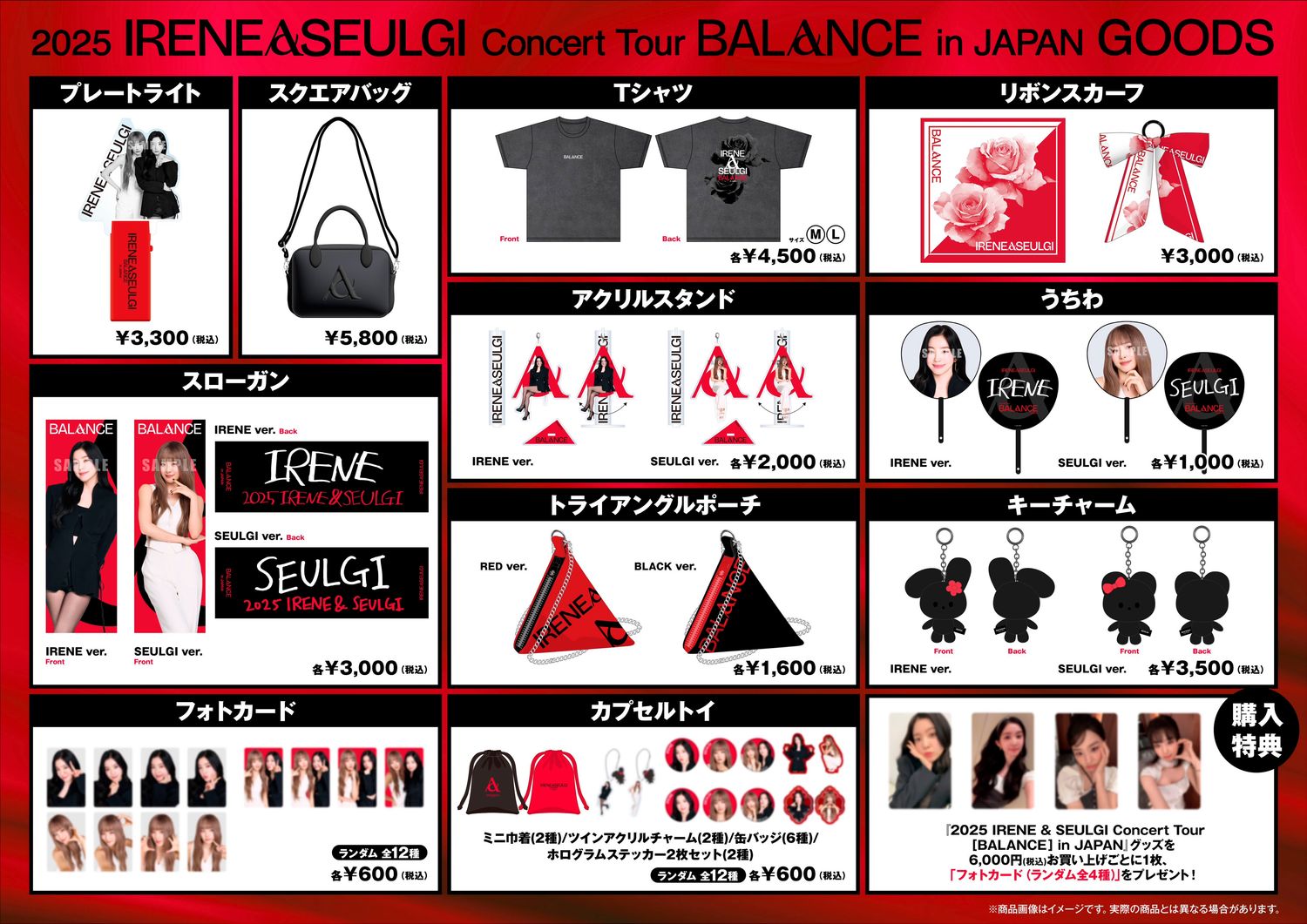 『2025 IRENE &amp; SEULGI Concert Tour [ BALANCE ] in JAPAN』