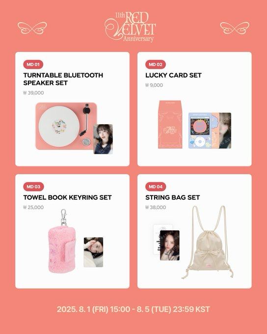 Red Velvet 11TH ANNIVERSARY  OFFICIAL MDs