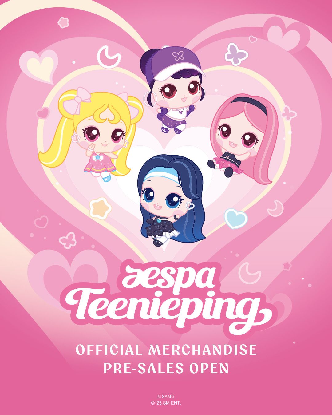 Teenieping X aespa  OFFICIAL MDs
