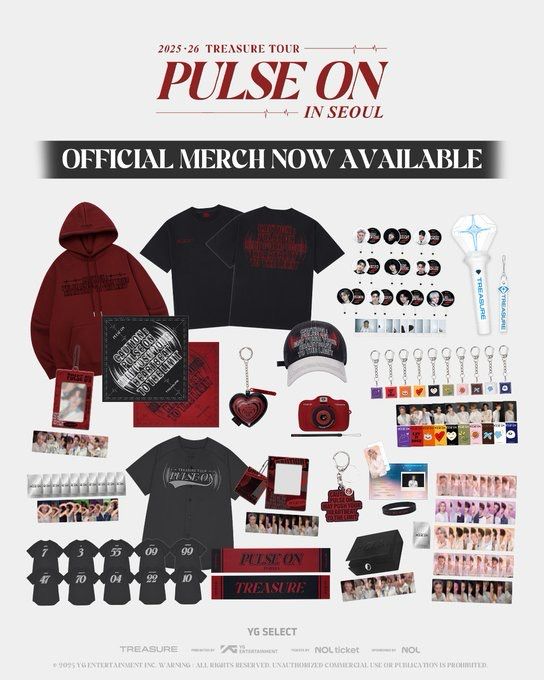 TREASURE TOUR [PULSE ON] IN SEOUL OFFICIAL MDs