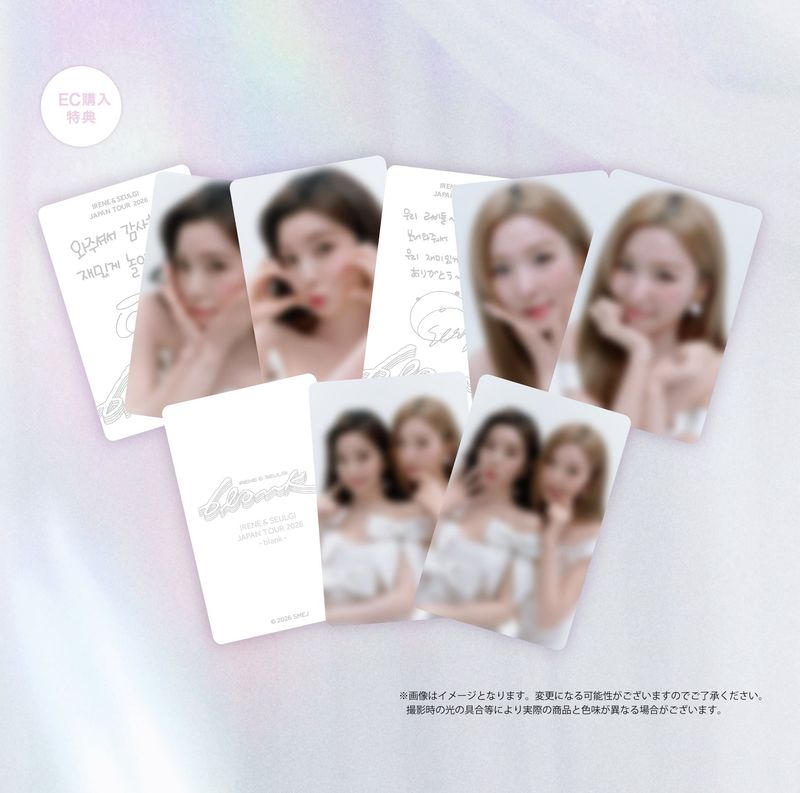 『IRENE &amp; SEULGI JAPAN TOUR 2026 -blank-』 MDS