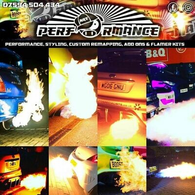 NKE Custom Exhaust Flamer Kit Universal (Quad Kit)