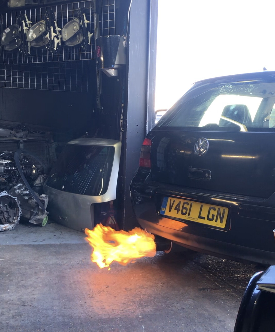 VW Golf GTI NKE Custom Exhaust Flamer Kit (Single Kit)