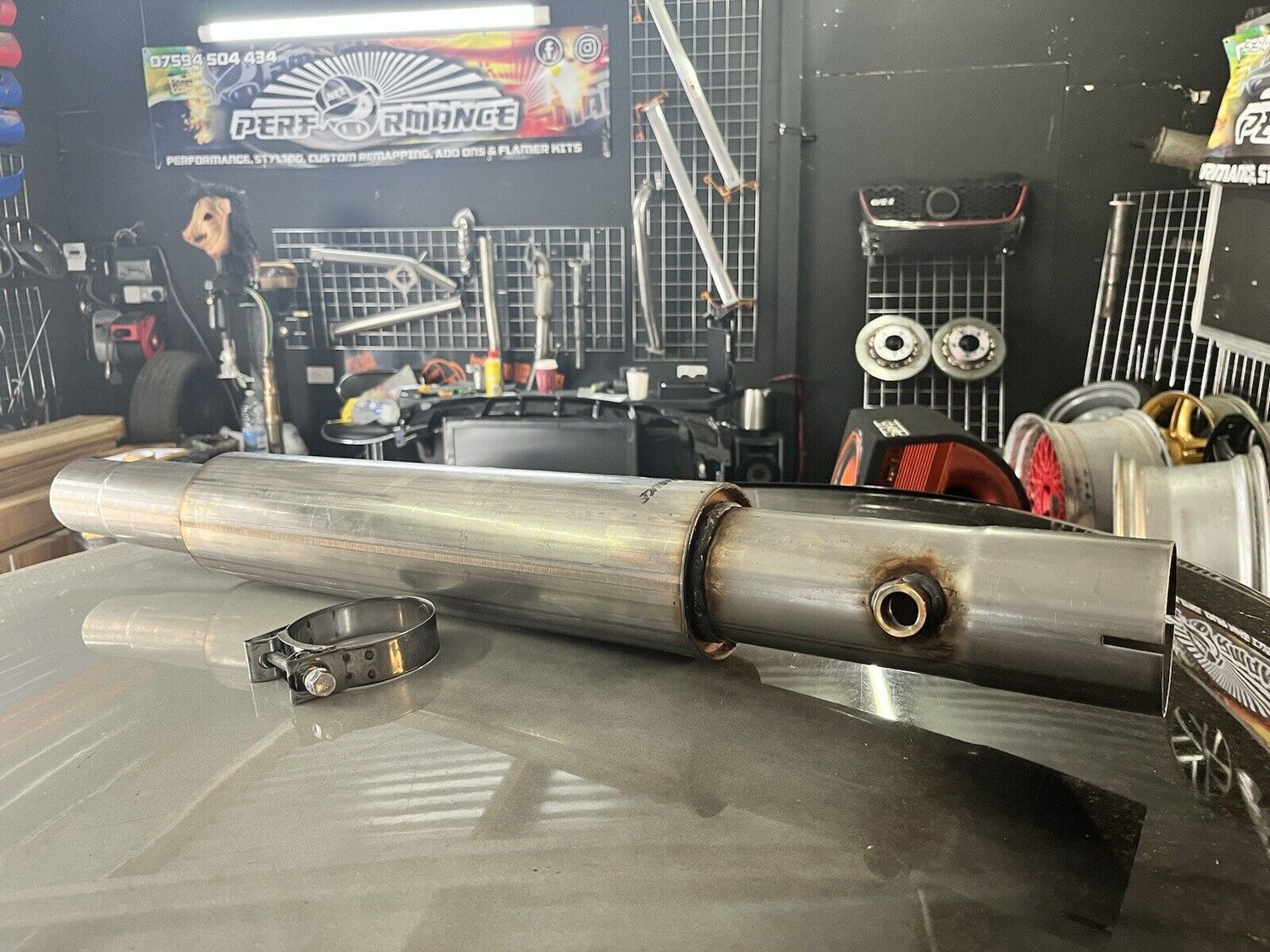 VW Golf Mk5 MK6 GTI FSI Stainless Steel Exhaust De Cat Pipe 70mm