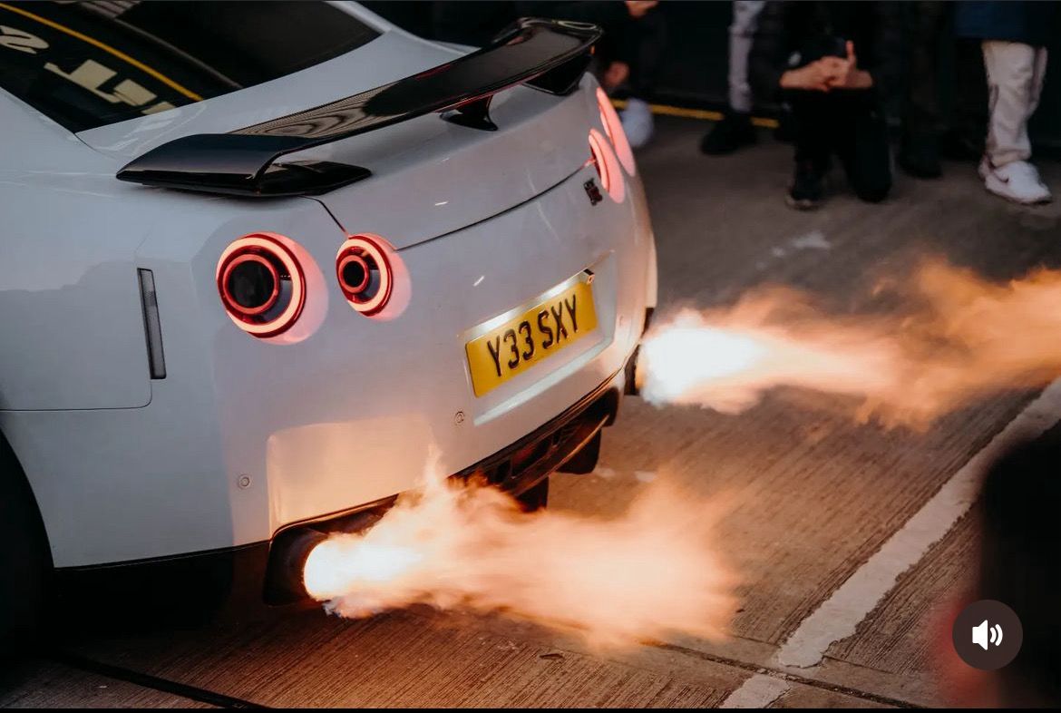 NKE Nissan R35 GTR Quad Flamer Kit