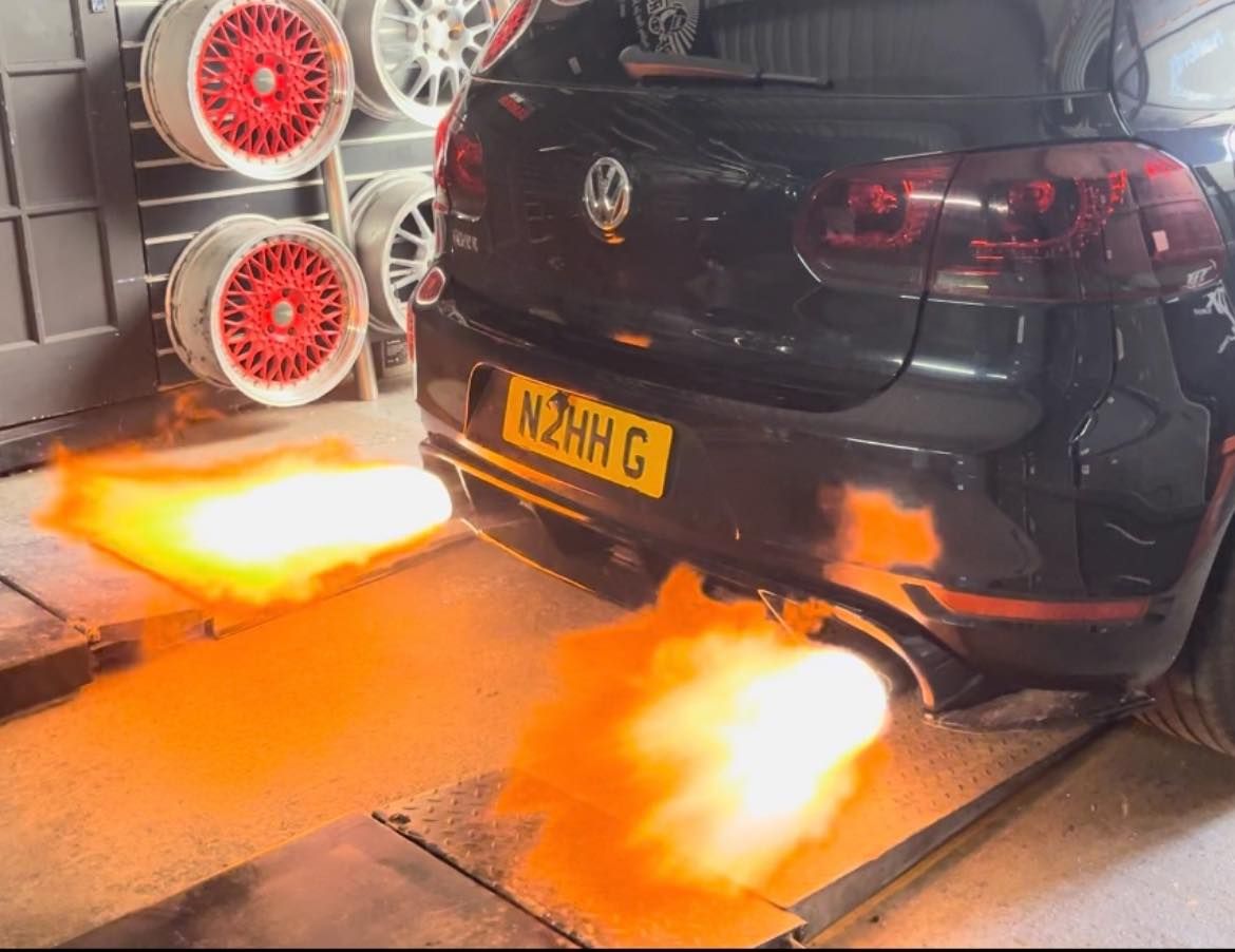VW Golf GTI NKE Custom Exhaust Flamer Kit (Dual Kit)