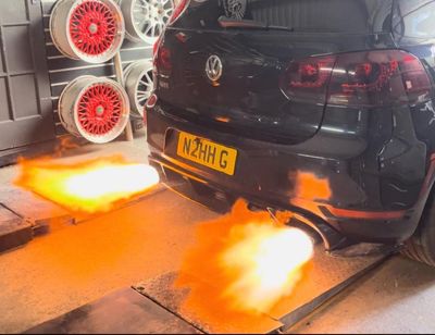VW Golf GTI NKE Custom Exhaust Flamer Kit (Dual Kit)