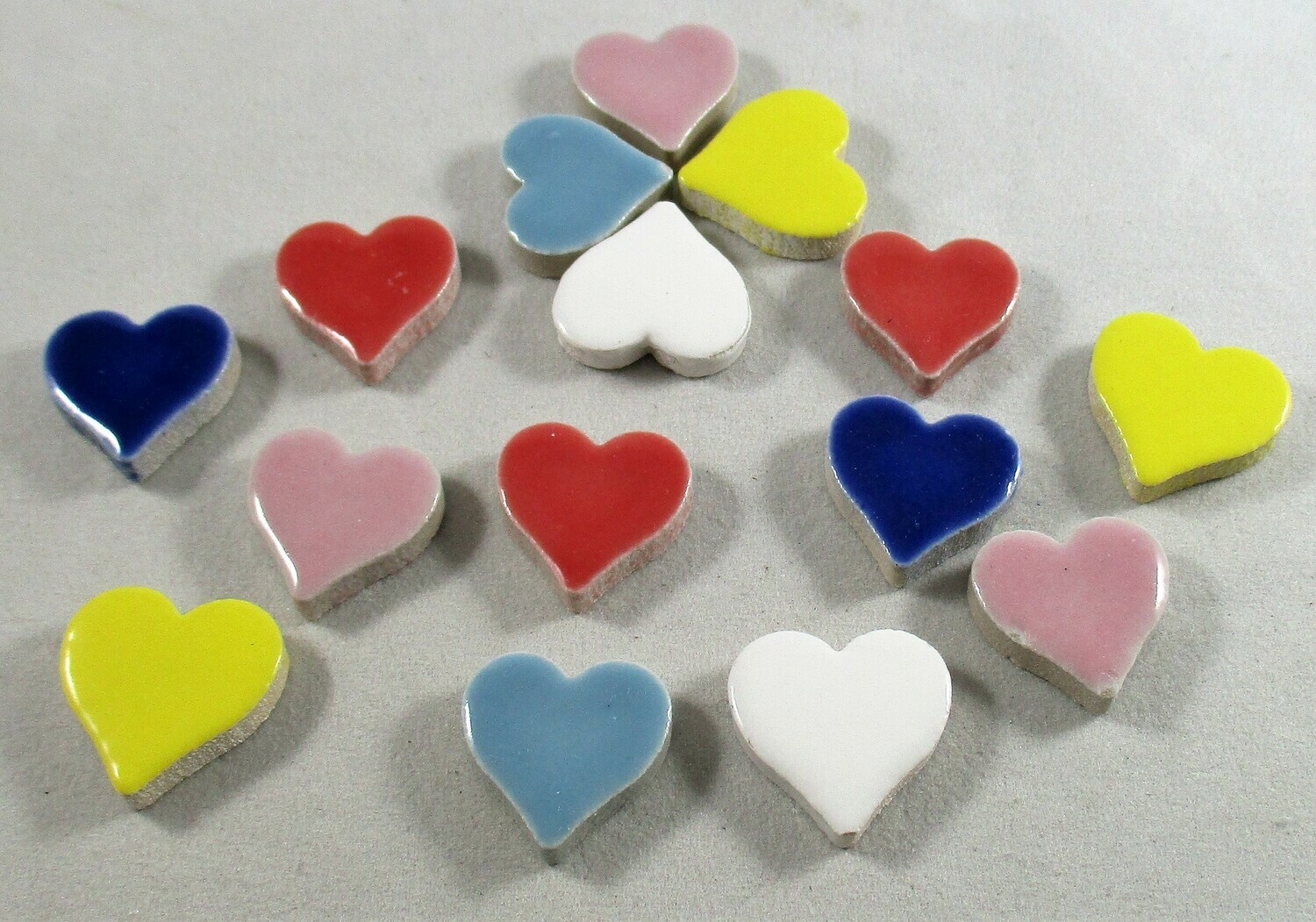 Ceramic Hearts - Assorted Colors