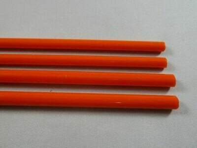 Orange Glass Rods