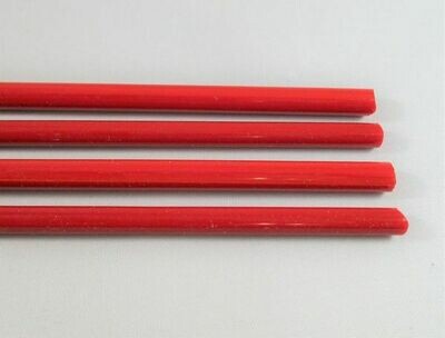 Red Glass Rods