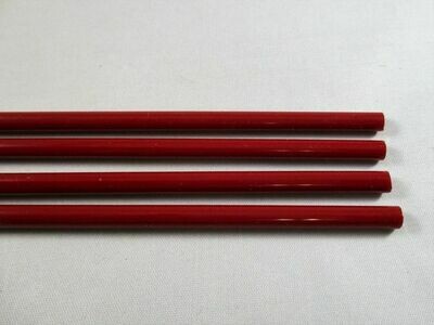 Dark Red Glass Rods