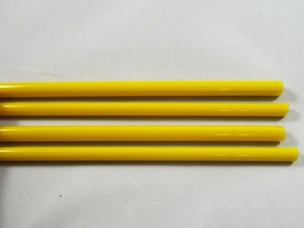Lemon Yellow Glass Rods