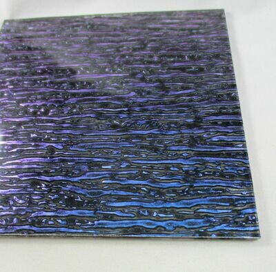 Blue Violet Rain Glass Sheet