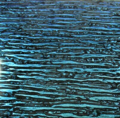 Turquoise Rain Glass Sheet