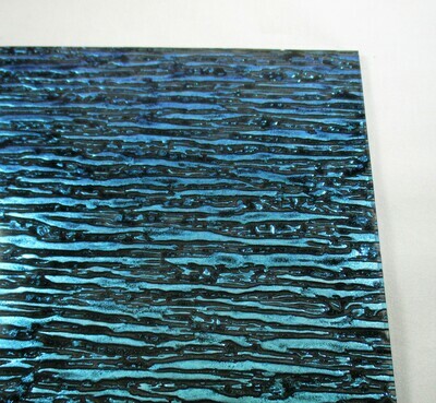 Turquoise Rain Glass Sheet