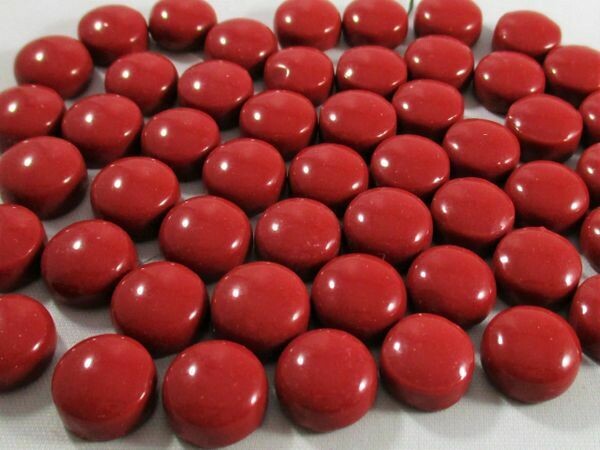 Red Earth Glass Dots